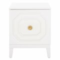 Safavieh Riya 1 Door Nightstand, White NST5006A